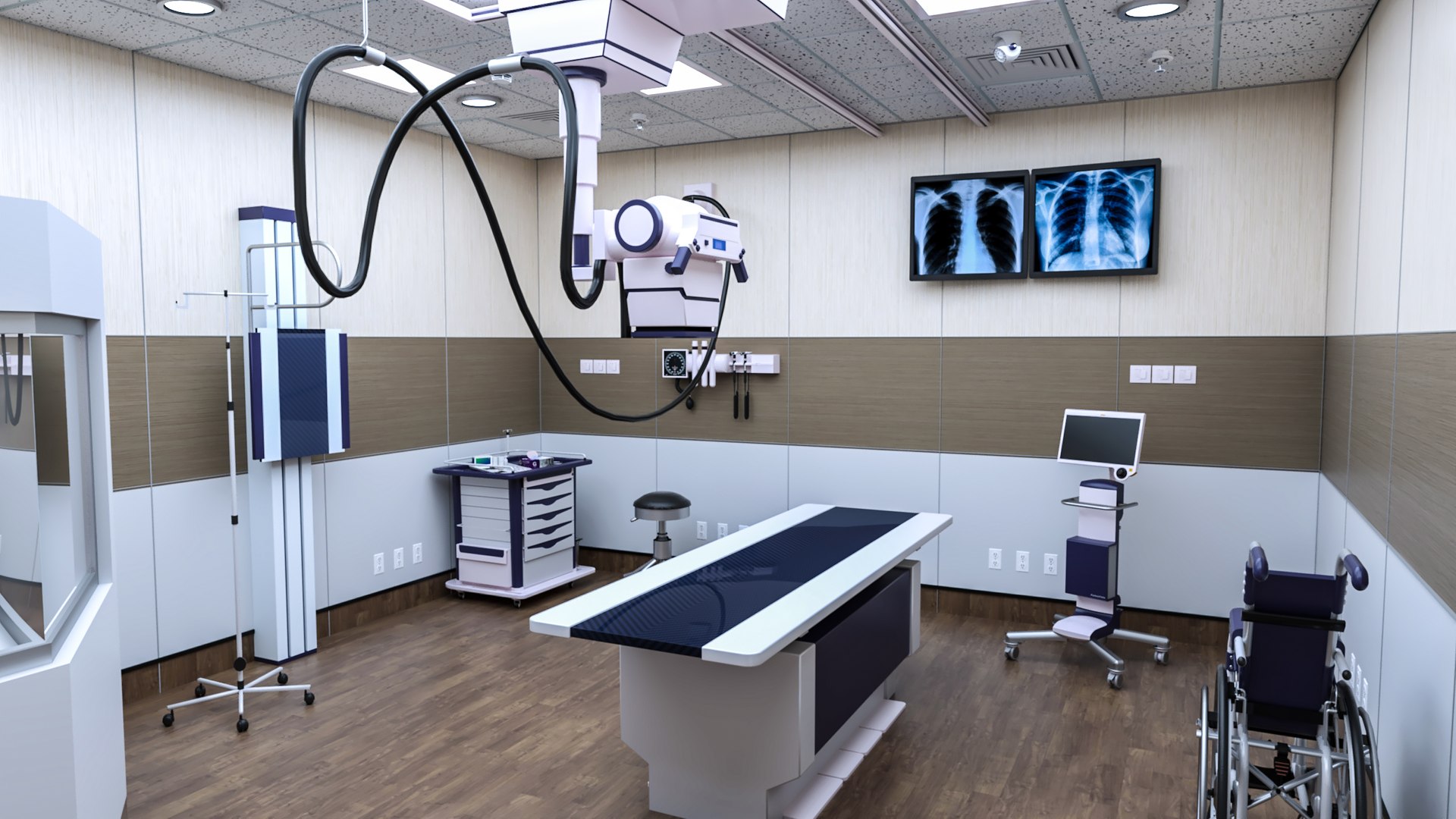 X-Ray Room at Vidhan Diagnostic Centre